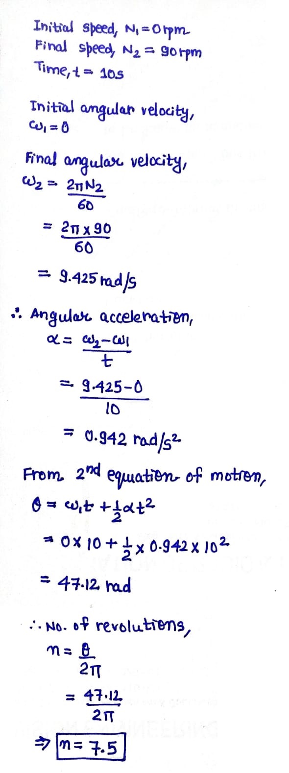 Physics homework question answer, step 1, image 1